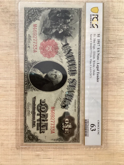 1917 legal tender 1 dollar PCGS 63