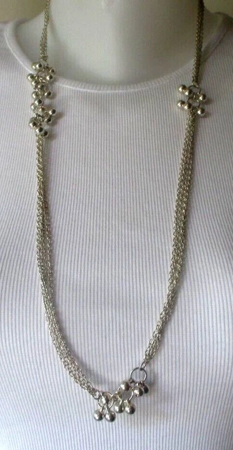 collier 3 rangs de 223 perles de culture blanches
