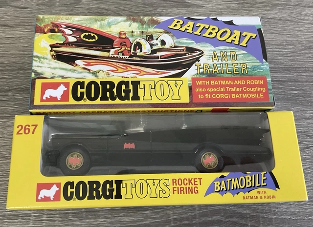 CORGI TOYS 107, BATBOAT pour BATMOBILE CORGI - BATMAN ROBIN, CORGI 107