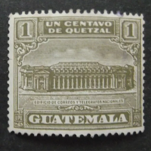 Guatemala-1927-1c GPO Building-Used
