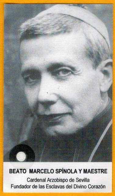 SANTINO CON RELIQUIA BEATO MARCELO SPINOLA Y MAESTRE EUR 11,50