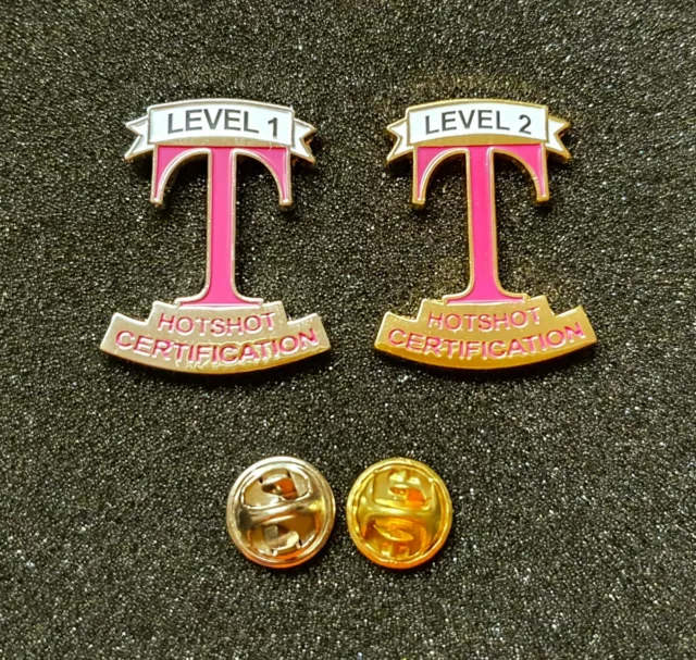 Telekom / T-Mobile Pin Set "Hotshot Certification" - Selten!