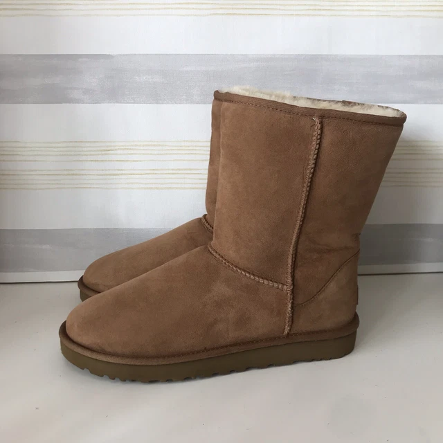UGG CLASSIC SHORT Boots, Chestnut UK size 10.5 Fantastic Condition £59.