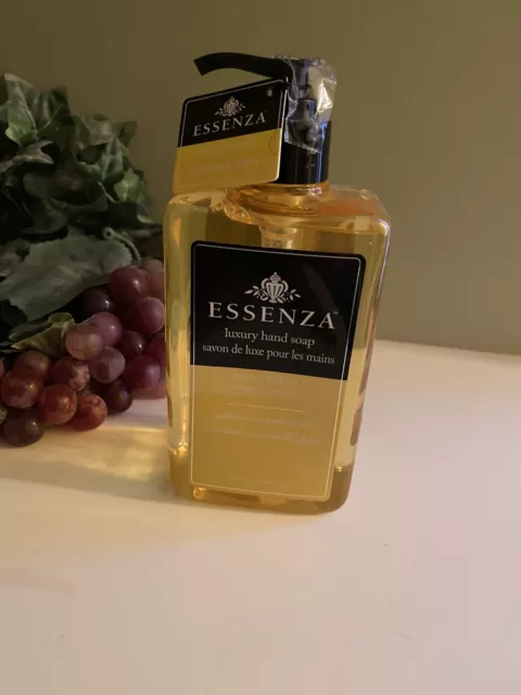 Essenza, Bath & Body, Essenza Aqua Citron Liquid Hand Soap 2pack Premium Glass  Decorative Bottles