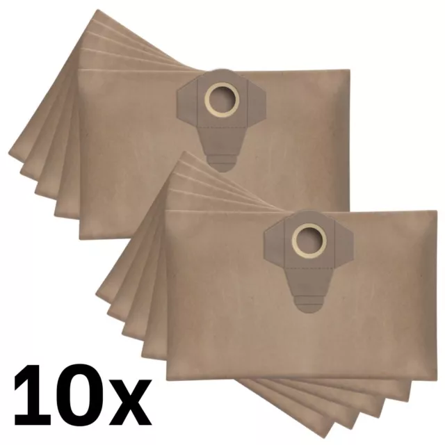 10x Sacs d'aspirateur pour PNTS 1400, 1400 B2, C1, D1, 1500, PNTS 30/6