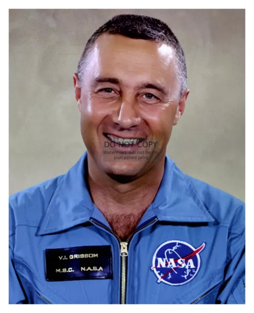 Gus Grissom Apollo 1 Astronaut Official Nasa Portrait 8X10 Photo