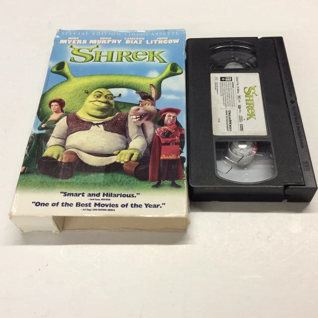 SHREK VHS 2001 Special Edition Big Box £9.50 - PicClick UK