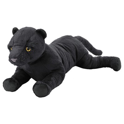 IKEA Ikea Black Panther Peluche Chat Animal Peluche Kitty Jouet Doux Enfants Fun... 