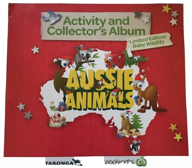 Aussie Animals Woolworths Activity and Collectors Limited edition Baby 36 cards
