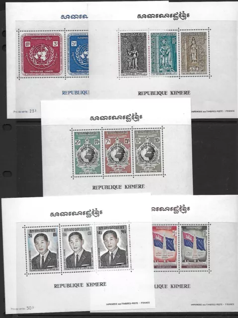 Cambodia Korea Bhutan Nepal 1960-1980 Collection Of Honduras Almost All Mint