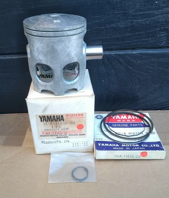 NOS. KIT PISTON OEM Yamaha (50) RDLC 350 RZ350 1UA1163600 + 1UA11610