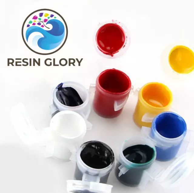 6 Color Set of 5ml Epoxy Resin Pigment Paste Solid Opaque colorant for Art Craft 2