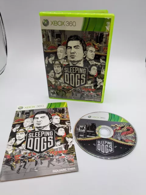 Sleeping Dogs Definitive Edition CIB Xbox One Artbook w/Slipcover COMPLETE