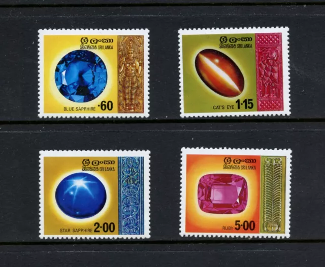 1976 R3746 Sri Lanka 4v Gems MNH