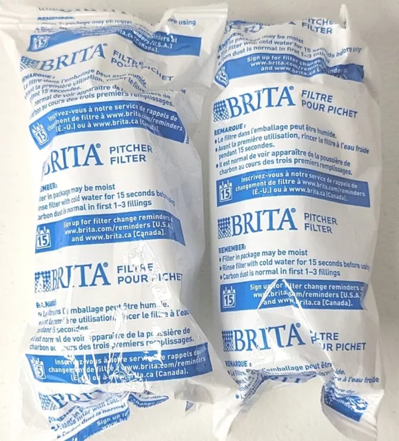 Brita Pitcher Replacement Filters Lot Of 2 In Sealed Packaging NOB NEW