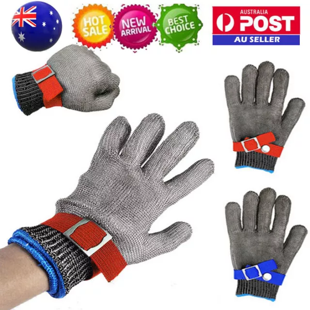 Stainless Steel Mesh Knife Cut Resistant Chain Mail Protective Glove Work Safety