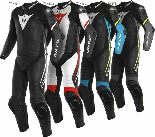 Tuta da moto in pelle da uomo 2022 Giacca da moto Pantaloni Racer Armor...