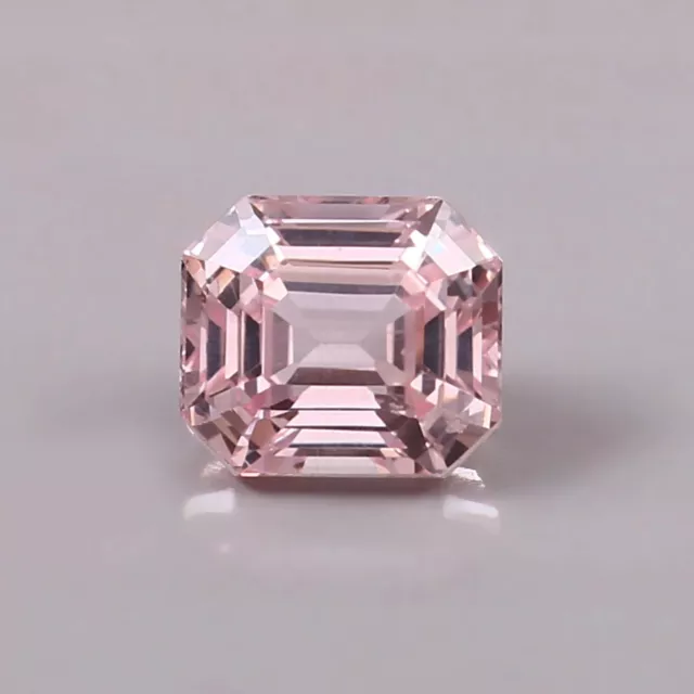 Natural Flawless Mozambique Pink Morganite 10x8 mm Radiant Cut Loose Gemstone