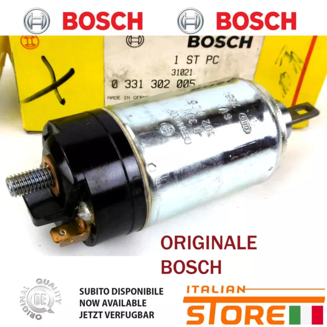 Elettromagnete Solenoide 12v Bosch 0331302027 Nuovo Originale