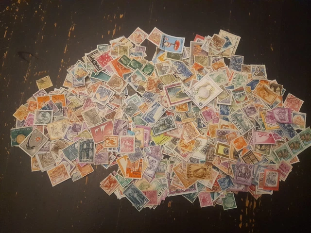 Lot timbres en vrac Italie Autriche Sarre oblitérés et neufs