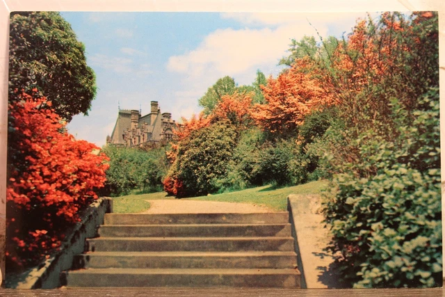 North Carolina NC Asheville Biltmore House Gardens Home Postcard Old Vintage PC