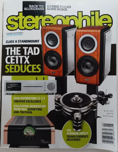 Stereophile Magazine June 2023  The TAD CE1TX Seduces feature article