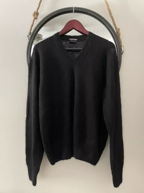 TOM FORD SWEATER Mohair Mens Size 52 Black Sold Out $295.00 - PicClick