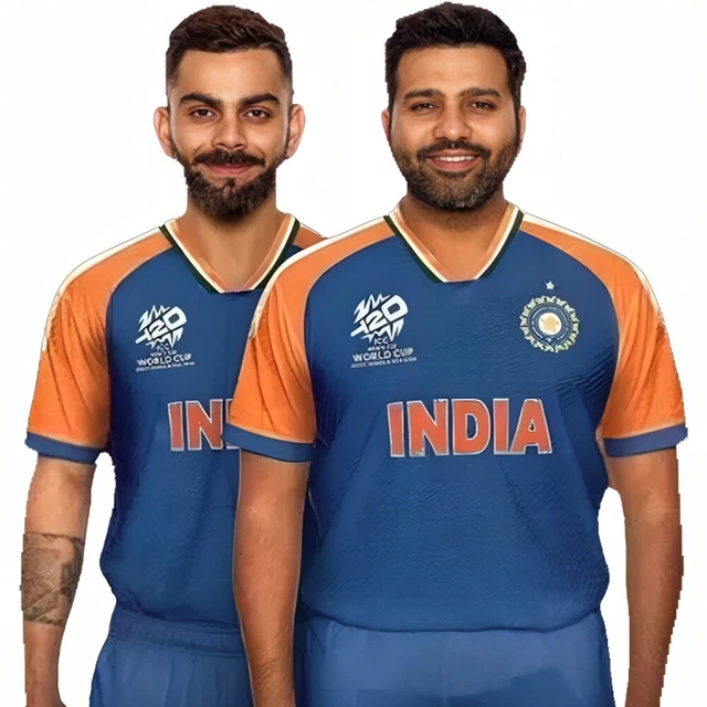 NEW T20 ICC Men's Cricket World Cup Team India Jersey For Men USA
