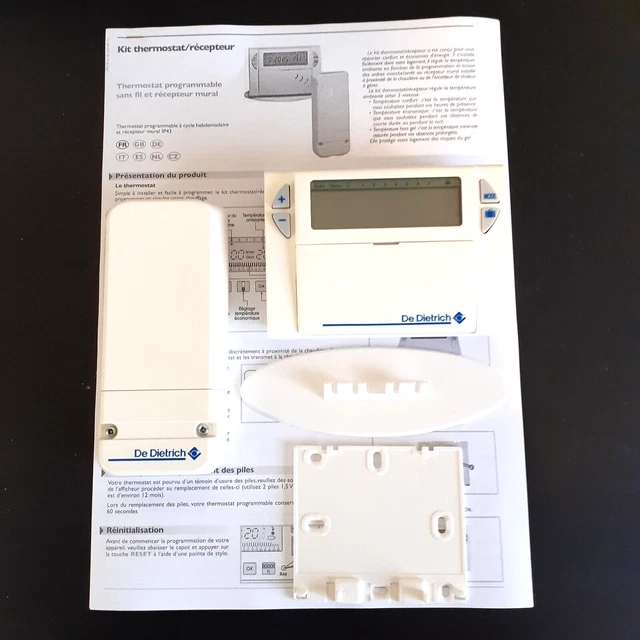 THERMOSTAT D'AMBIANCE PROGRAMMABLE Radio Diematic DE DIETRICH AD200