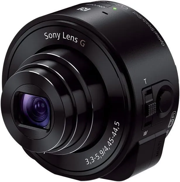 Sony DSC-QX10 Fotocamera Lens-Style per Smartphone, Sensore CMOS Exmor R da 7,76