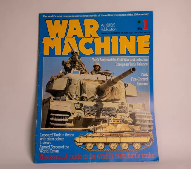 War Machine Magazine Issue1 & Vol.1 - 1983 Orbis, collectable.