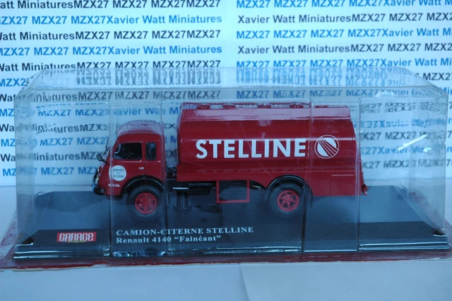 Modèle Réduit 1/43 Renault Fainéant Citerne Azur Desmarais Frères - IXO/Altaya, Métal, Occasion Très Bon état Avec Boîte