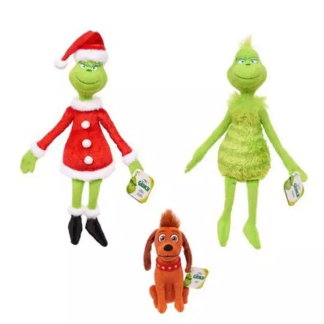 New How the Grinch Stole Christmas Stuffed Plush Toy Grinch Xmas Gift UK stock