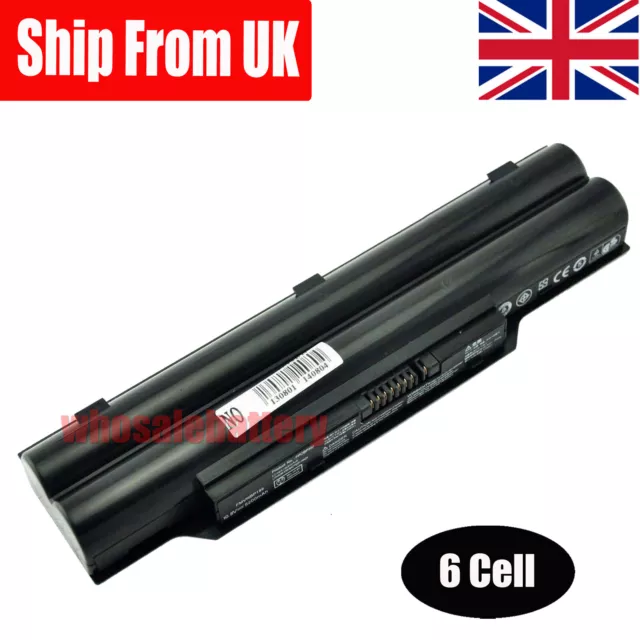 LAPTOP BATTERY 4400mAh black for Fujitsu LifeBook AH530/3A AH531 AH42/E PH521