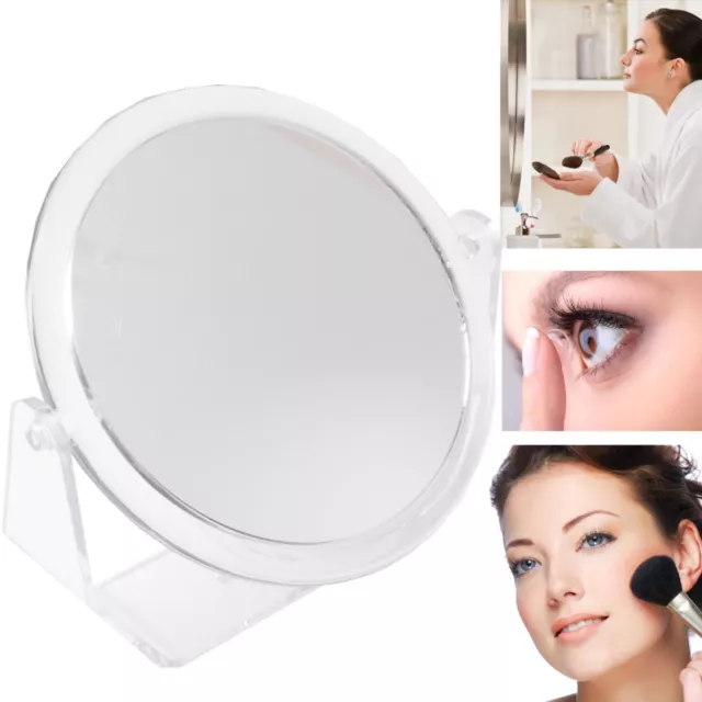 3x MAGNIFYING MIRROR Small Round Double Sided Make Up/Cosmetic /Shave/Shaving