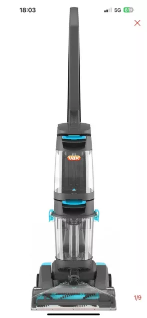 Vax ECR2V1P Dual Power Pet Advance Carpet Cleaner - Blue/Grey