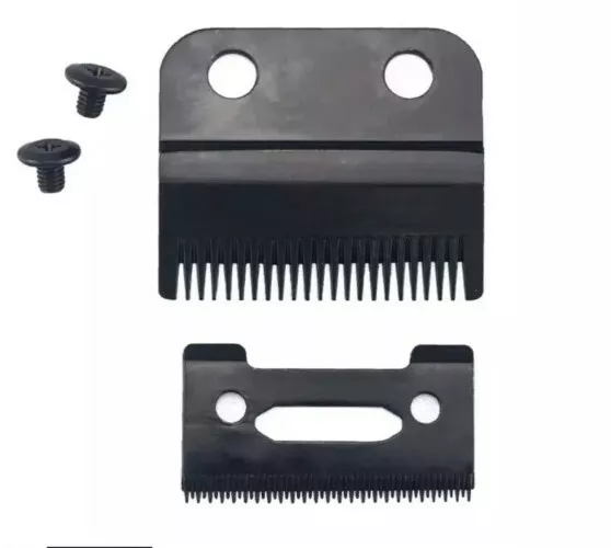 Wahl Magic Clipper Replacement Blade Set 2 Hole Stagger Tooth BLACK  OUT