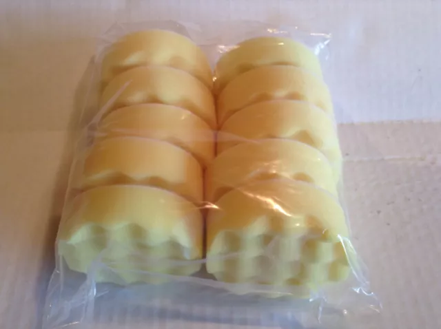 10 Pack Of Hook & Loop Backed Buffing And Polishing Pads - Choice Of 3 Finishes