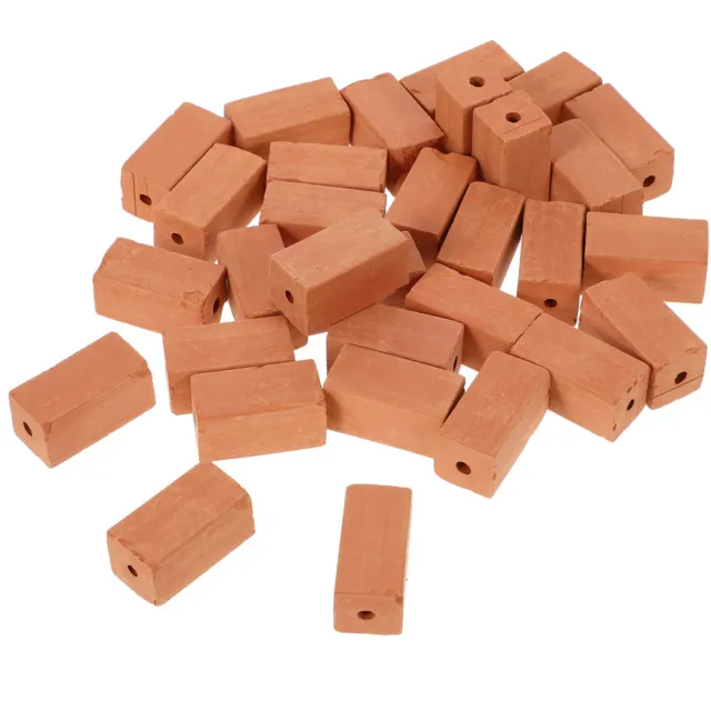 30pcs Mini Bricks Miniature Bricks Landscaping Accessories DIY Mini Bricks for