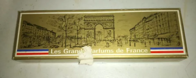 Vintage Les Grands Parfums de France 5 unused Bottles