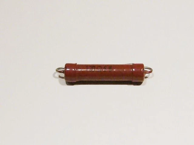 10x of 1940s Hoges Vintage Karbowid Resistor, 5 kOhms, 1 W, Tube Phono Preamps e 10x of 1940s Hoges Vintage Karbowid Resistor, 5 kOhms, 1 W, Tube Phono Preamps e