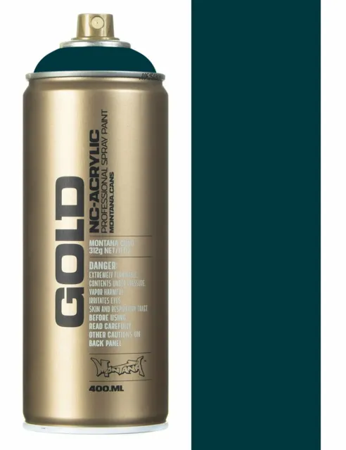 Montana Gold Spray Paint 400ml - Petrol G6280