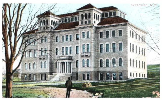 Smith College Of Aplied Science,Syracuse,Ny.vtg 1907 Postcard*D10