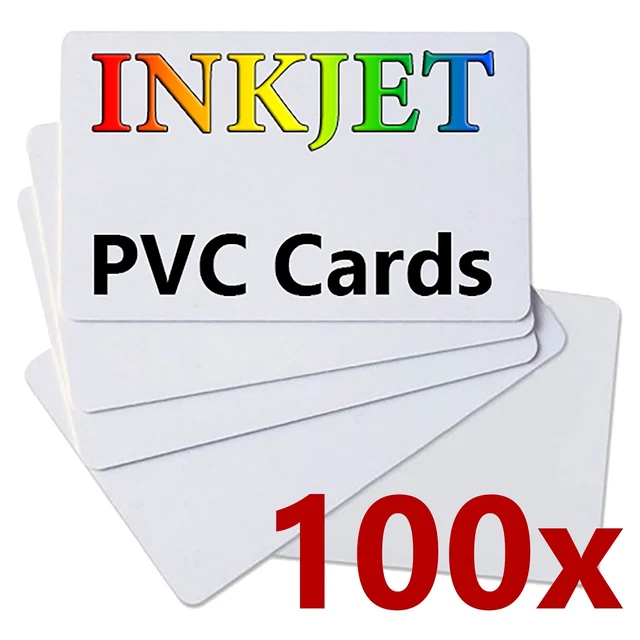 Inkjet PVC ID Card Starter Kit With Canon J Tray
