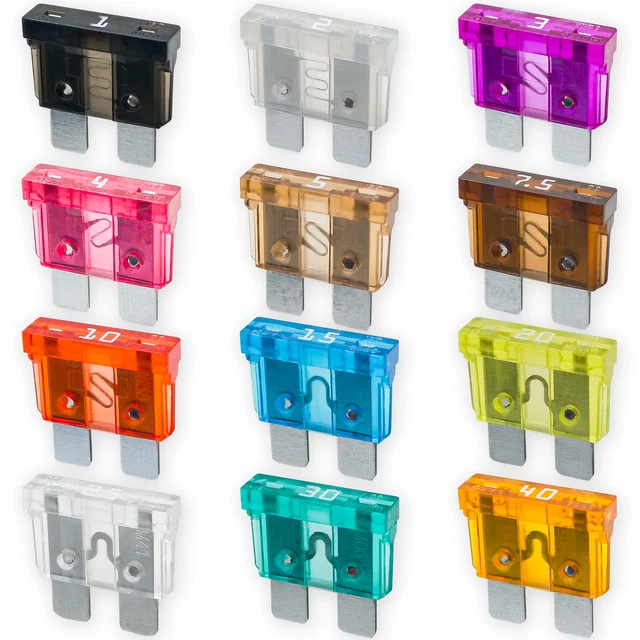 Flaconi 12 Stück Auto Sicherungen Set - 20A/25A/30A/40A/50A/60A Für PKW & SUV