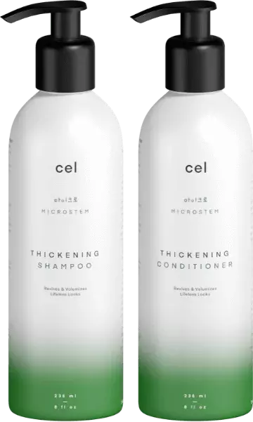 Cel Microstem Natural Hair Shampoo & Conditioner Set Sulphate Paraben Free 235ml 2