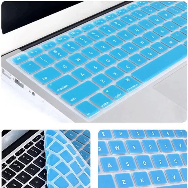 PROTÈGE CLAVIER QWERTY pour macbook PRO et AIR 11 12 13 15 17 pouces  silicone EUR 6,53 - PicClick FR