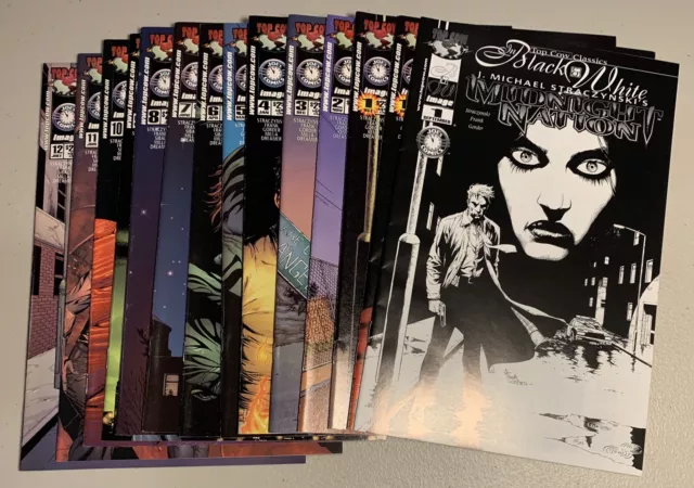 MIDNIGHT NATION 14 BK LOT#1,2,3,4,5,6,7,8,9,10,11,12 J Michael Straczynski IMAGE