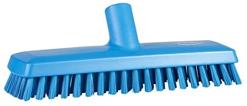 - 70413 Deck Scrub Brush, 10-3/4"L, Stiff, Blue
