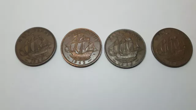 Elizabeth ll half pennies